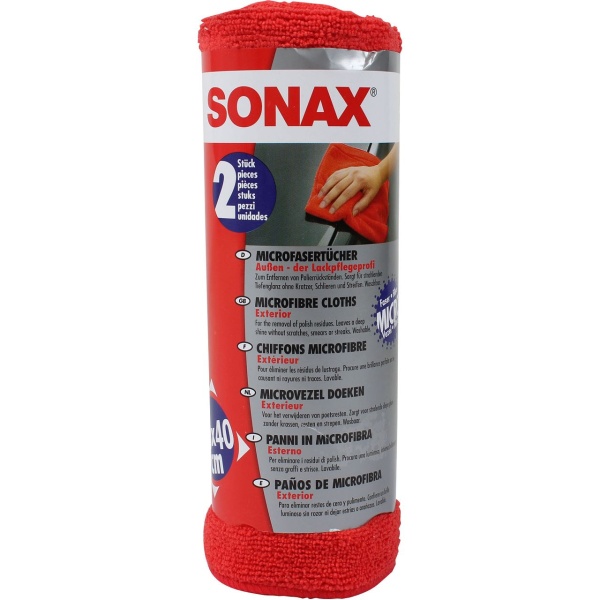 Sonax Set 2 Buc Laveta Microfibra Curatare Exterioara 416241